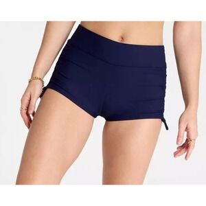 Calla by Carrie Underwood Women's XS Black Shortie Swimsuit Bottoms Ruched